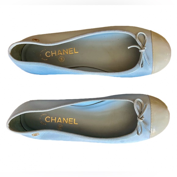Chanel Blue Flats - Picture 1 of 6